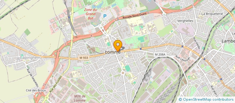 localisation de l'entreprise HBF à LILLE