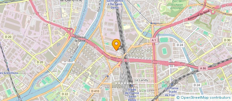 localisation de l'entreprise HBF BATI RENOV à SAINT-DENIS