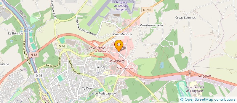 localisation de l'entreprise HBFL à MORLAIX