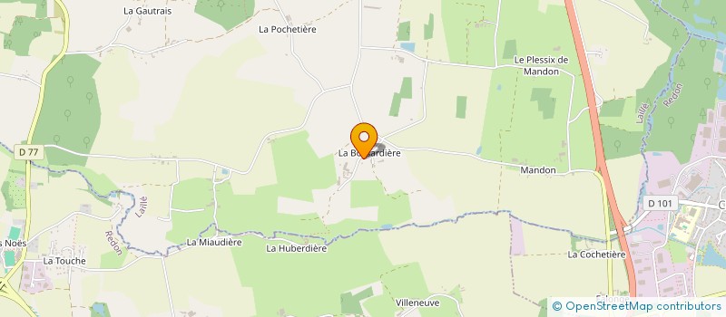 localisation de l'entreprise HBFL  LAILLE