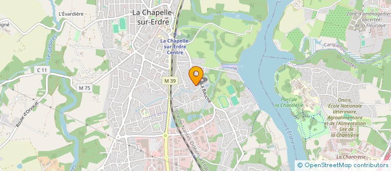 localisation de l'entreprise HBG à LA CHAPELLE-SUR-ERDRE