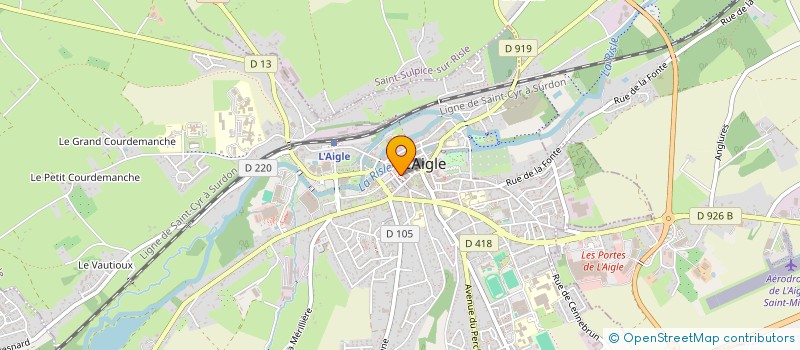 localisation de l'entreprise HBG à L'AIGLE