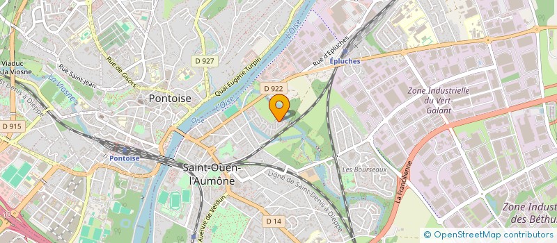 localisation de l'entreprise HBG à SAINT-OUEN-L'AUMONE