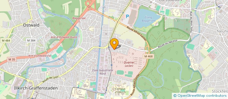 localisation de l'entreprise HBG  STRASBOURG