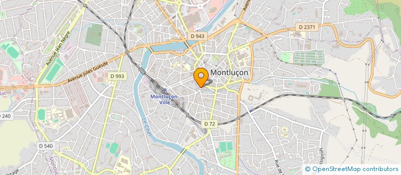 localisation de l'entreprise HBG à MONTLUCON