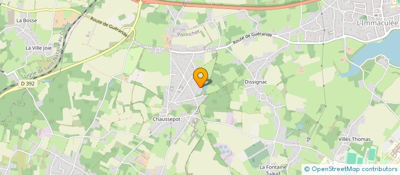 localisation de l'entreprise HBGC NEGOCE  PORNICHET