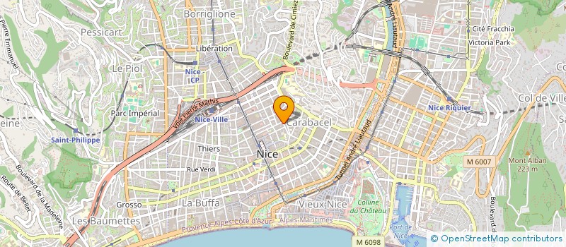 localisation de l'entreprise HBGD NICE  NICE