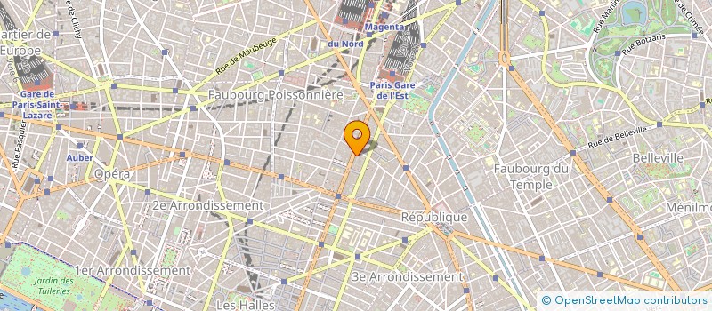 localisation de l'entreprise HBH 3S  PARIS