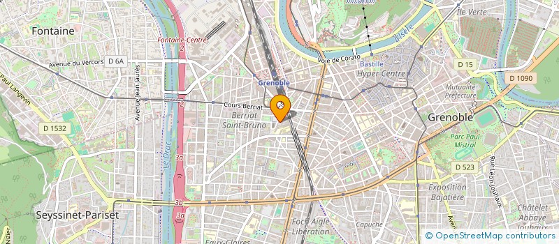 localisation de l'entreprise HBH  GRENOBLE