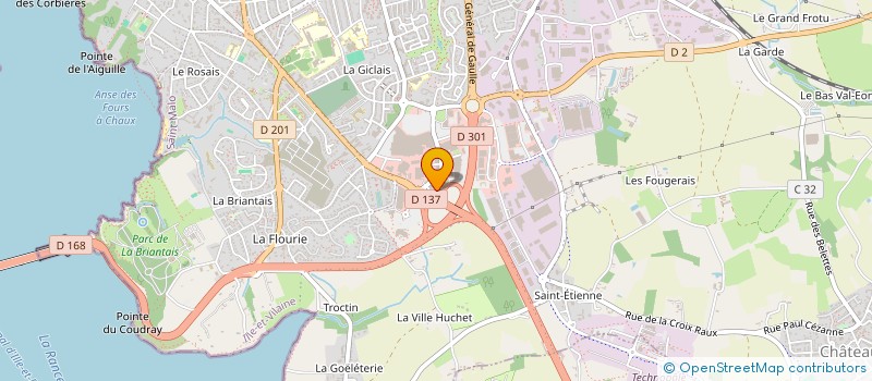 localisation de l'entreprise HBH  SAINT-MALO