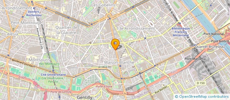 localisation de l'entreprise HBH  PARIS