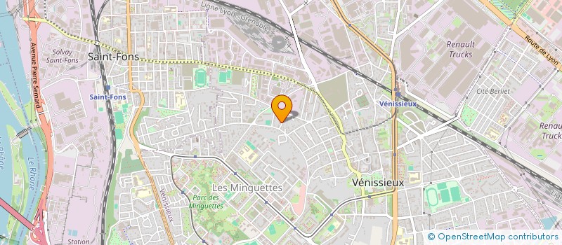 localisation de l'entreprise HBH  VENISSIEUX