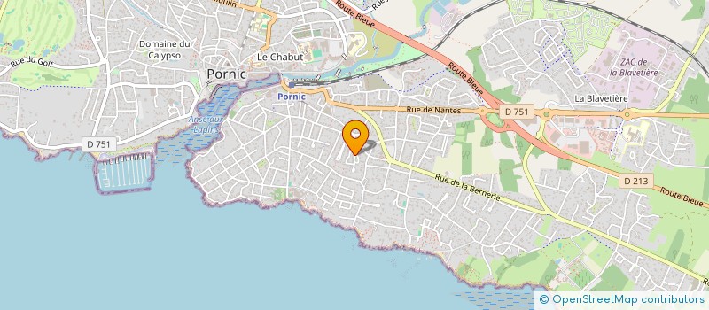 localisation de l'entreprise HBH à PORNIC