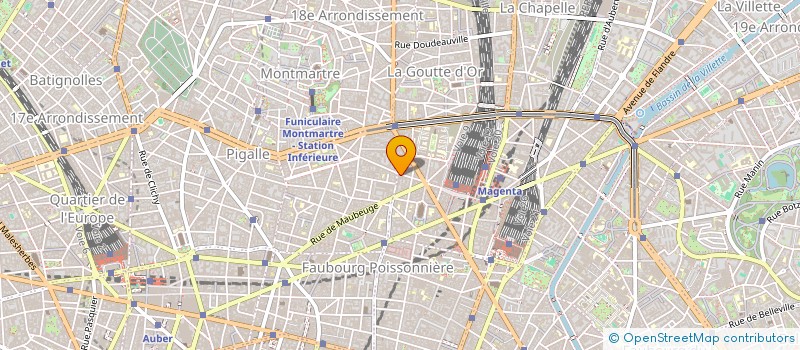 localisation de l'entreprise HBI à PARIS