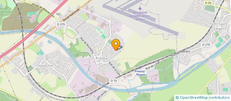 localisation de l'entreprise HBI  SAINT-AMAND-LES-EAUX