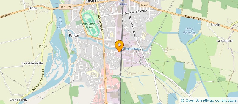 localisation de l'entreprise HBI  FEURS