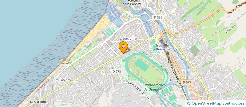 localisation de l'entreprise HBI à DEAUVILLE