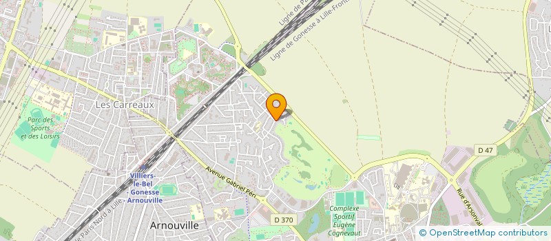 localisation de l'entreprise HBI INVEST à GONESSE