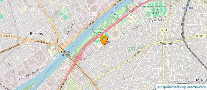 localisation de l'entreprise HBI SERVICES  COLOMBES