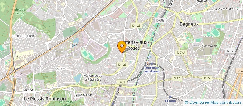 localisation de l'entreprise HBIM à FONTENAY-AUX-ROSES