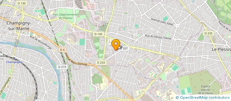 localisation de l'entreprise HBIZZ à CHAMPIGNY-SUR-MARNE