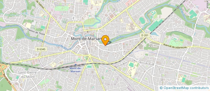 localisation de l'entreprise HBJ  MONT-DE-MARSAN