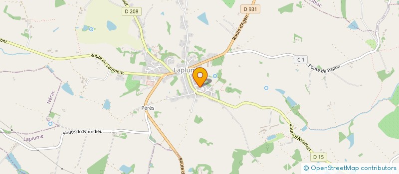 localisation de l'entreprise HBJ  ROQUEFORT