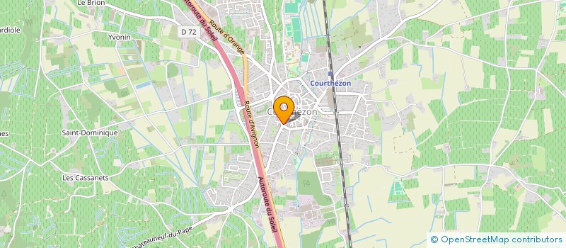 localisation de l'entreprise HBJ2013  COURTHEZON
