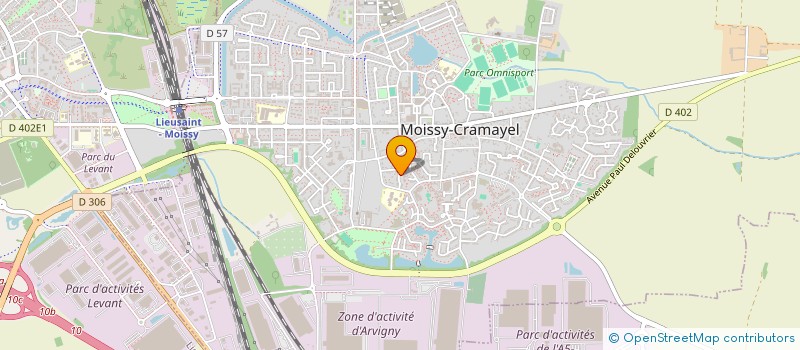 localisation de l'entreprise HBK à MOISSY-CRAMAYEL