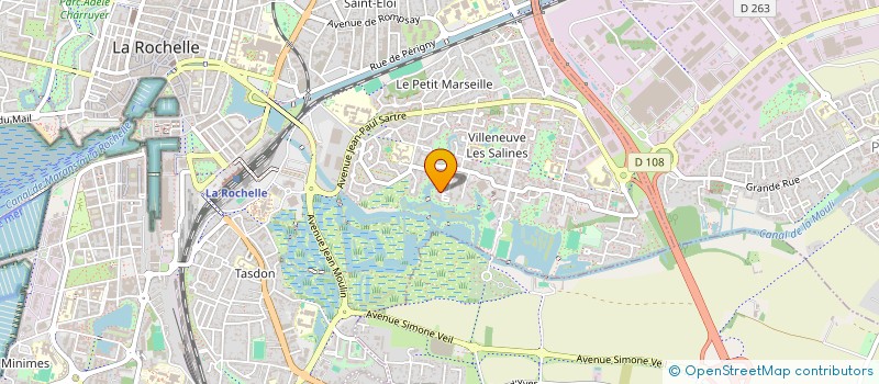 localisation de l'entreprise HBK.COM  LA ROCHELLE