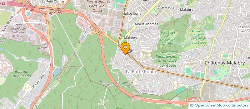 localisation de l'entreprise HBKA COIFFURE  CHATENAY-MALABRY