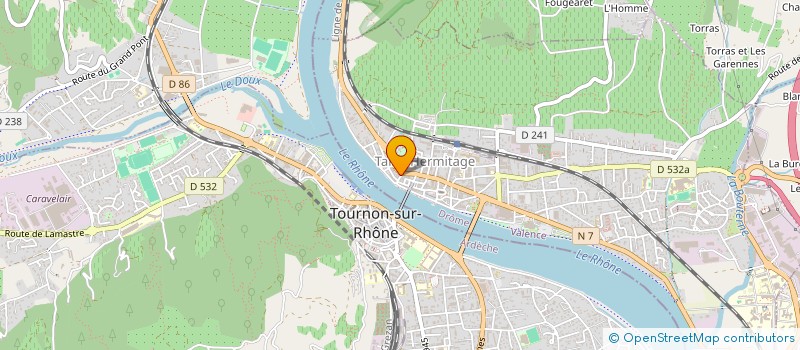localisation de l'entreprise HBL BEAUTY à TAIN-L'HERMITAGE