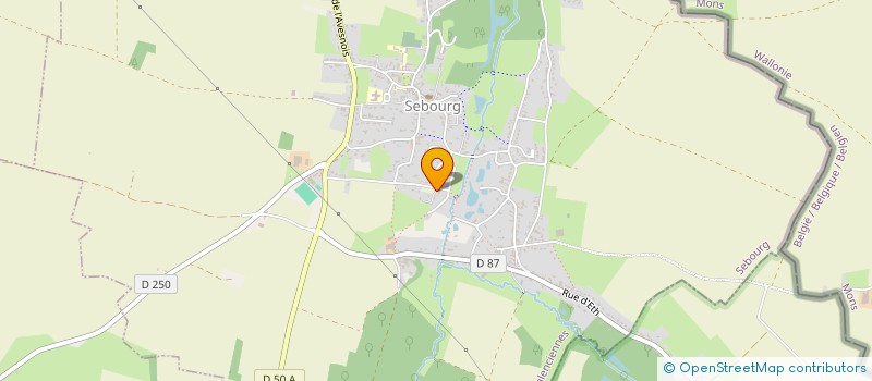 localisation de l'entreprise HBL CONCEPT à SEBOURG