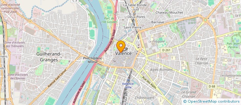 localisation de l'entreprise HBLM  VALENCE