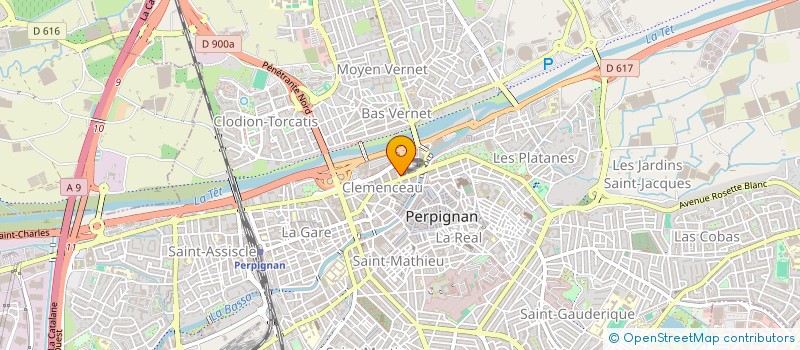 localisation de l'entreprise HBLP  PERPIGNAN