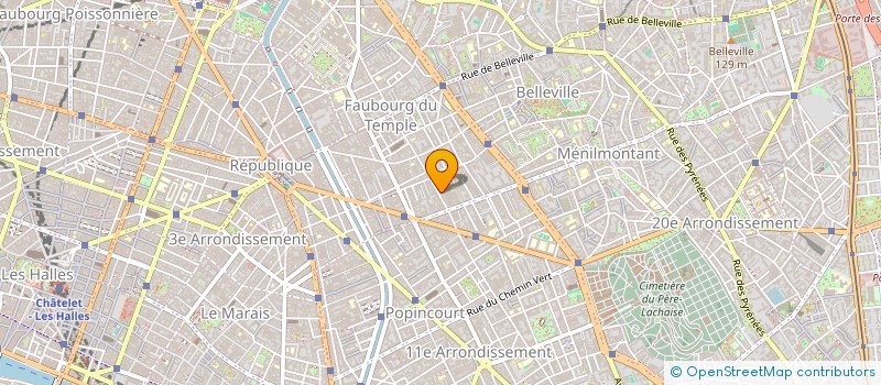 localisation de l'entreprise HBM  PARIS