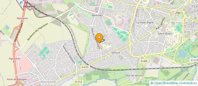 localisation de l'entreprise HBM à CAEN