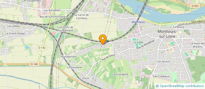 localisation de l'entreprise HBM  MONTLOUIS-SUR-LOIRE