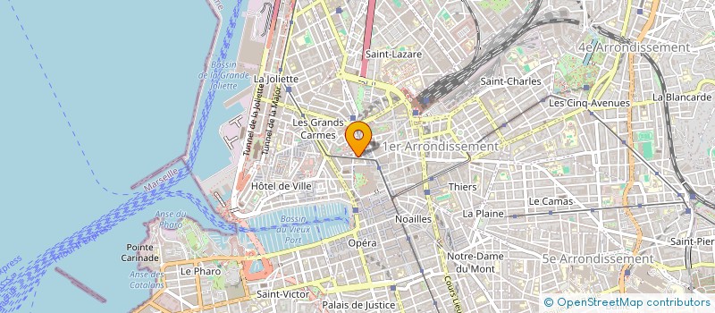 localisation de l'entreprise HBM.COM à MARSEILLE