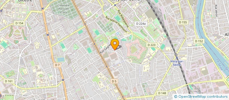 localisation de l'entreprise HBM RAVALEMENT  VITRY-SUR-SEINE
