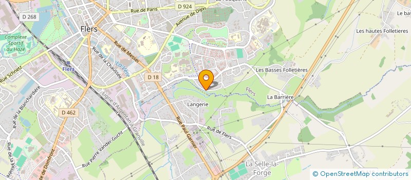 localisation de l'entreprise HBMA à FLERS