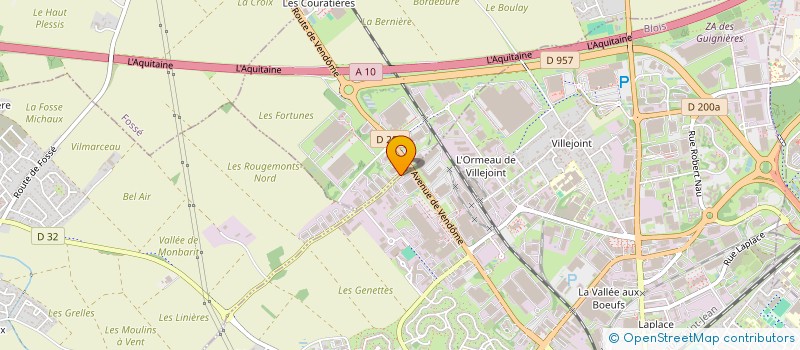 localisation de l'entreprise HBMD LOC  VILLEBAROU