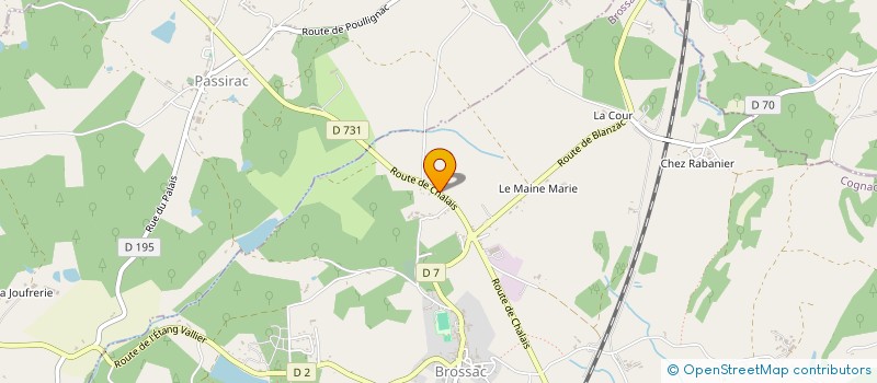 localisation de l'entreprise HBME'DOM DU PAYS DU CHARENTAIS à BERNEUIL