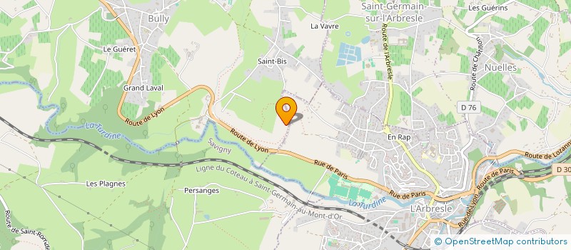 localisation de l'entreprise HBME SARL à BULLY