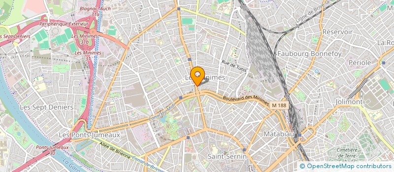 localisation de l'entreprise HBMF à TOULOUSE