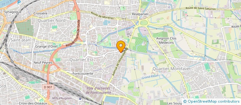 localisation de l'entreprise HBMS  AVIGNON