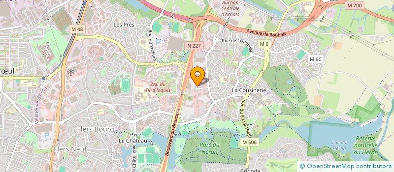 localisation de l'entreprise HBN  VILLENEUVE-D'ASCQ