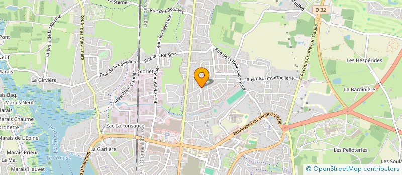 localisation de l'entreprise HBN  LES SABLES D'OLONNE