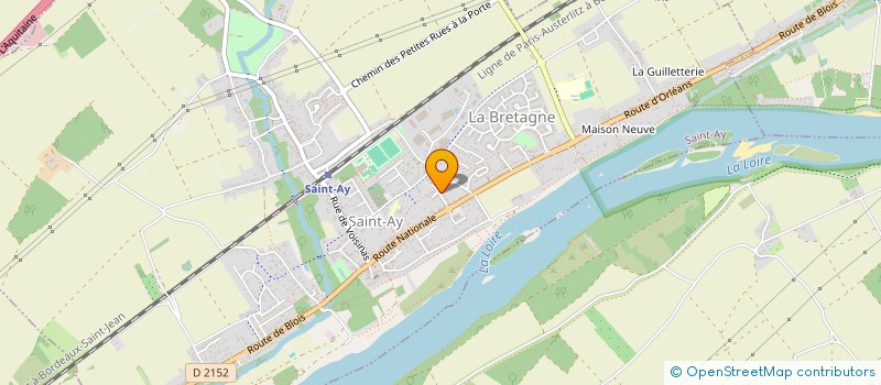 localisation de l'entreprise HBN HOLDING à SAINT-AY