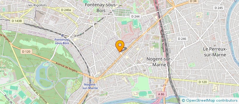 localisation de l'entreprise HBN RENOVATION  NOGENT-SUR-MARNE